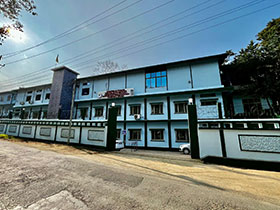 Front view of the State Food Testing Laboratory, Pasteur Hills, Shillong