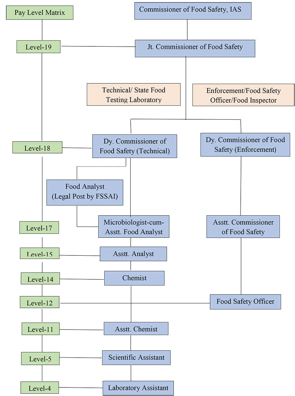 Organisational Chart Commissionerate Of Food Safety